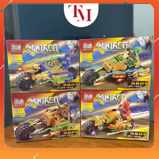 Đồ Chơi Mô Hình Lắp Ráp Ninja Xe Máy 4 Chủ Đề Giúp Trẻ Phát Triển Trí Tuệ Sưu Tầm, Quà Tặng