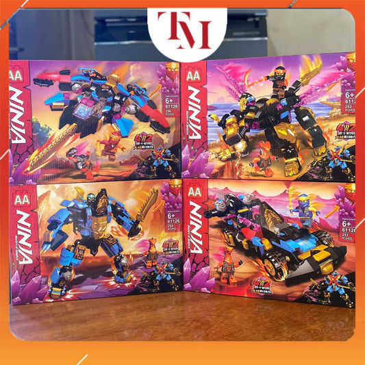 Đồ Chơi Mô Hình Lắp Ráp Ninja Chiến Binh 4 Chủ Đề Giúp Trẻ Phát Triển Trí Tuệ, Quà Tặng