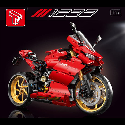 Mô Hình TECHNIC siêu xe Ducatti Panigale S Racing 1299 tỉ lệ 1:5 1809 PCS