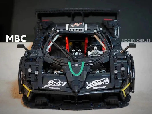 Mô hình TECHNIC siêu xe  Pagani Zondar R Sport Car Vehicle X220907 Tỉ lệ 1:8 4500 PCS