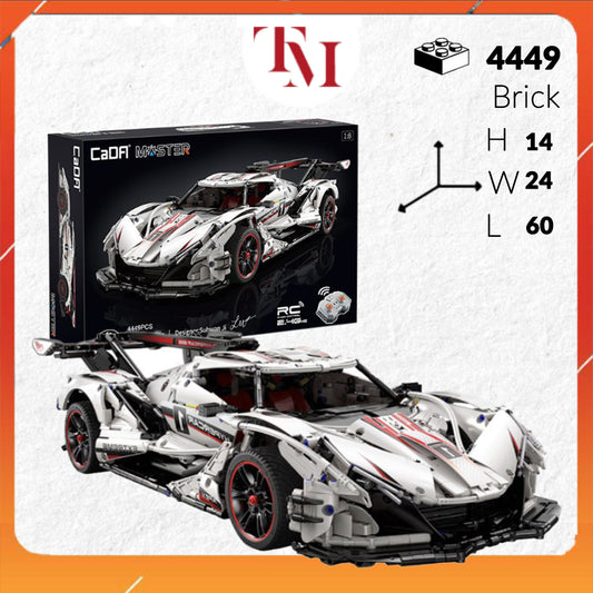 Mô hình TECHNIC siêu xe Technic Cada Apollo IE Tỉ lệ 1:8 4449 PCS