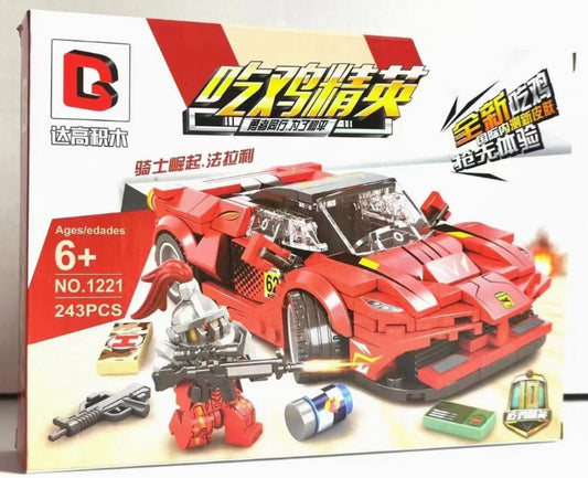 Bộ Đồ Chơi Mô Hình Lắp Ráp Siêu Xe Cho Bé Mẫu Mới 4 Trong 1 Sưu Tầm, Quà Tặng, Trưng Bày