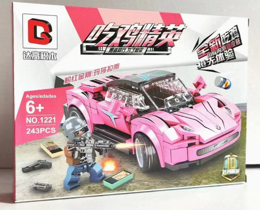 Bộ Đồ Chơi Mô Hình Lắp Ráp Siêu Xe Cho Bé Mẫu Mới 4 Trong 1 Sưu Tầm, Quà Tặng, Trưng Bày