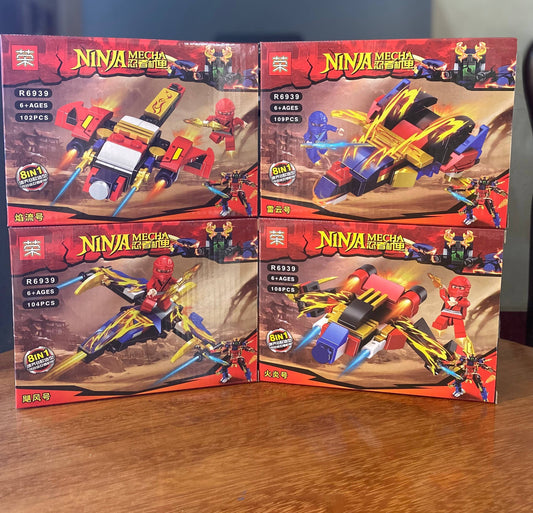 Đồ Chơi Mô Hình Lắp Ráp Ninja Chiến Binh 8 Chủ Đề Giúp Trẻ Phát Triển Trí Tuệ, Quà Tặng