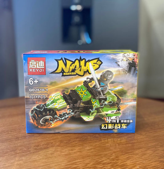 Đồ Chơi Mô Hình Lắp Ráp Ninja Xe Rồng 4 Chủ Đề Giúp Trẻ Phát Triển Trí Tuệ Sưu Tầm, Quà Tặng