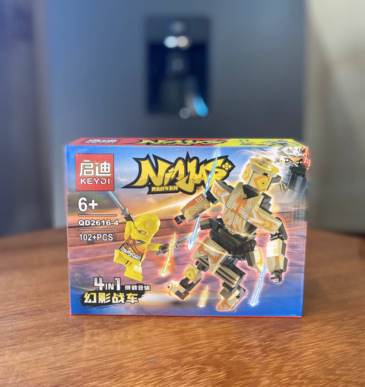 Đồ Chơi Mô Hình Lắp Ráp Ninja Xe Rồng 4 Chủ Đề Giúp Trẻ Phát Triển Trí Tuệ Sưu Tầm, Quà Tặng