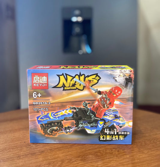 Đồ Chơi Mô Hình Lắp Ráp Ninja Xe Rồng 4 Chủ Đề Giúp Trẻ Phát Triển Trí Tuệ Sưu Tầm, Quà Tặng