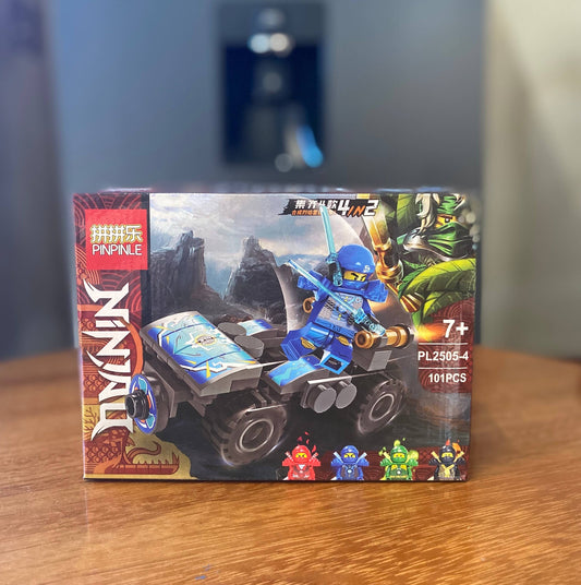 Đồ Chơi Mô Hình Lắp Ráp Ninja Xe Đua 4 Chủ Đề Giúp Trẻ Phát Triển Trí Tuệ Sưu Tầm, Quà Tặng