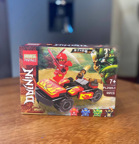 Đồ Chơi Mô Hình Lắp Ráp Ninja Xe Đua 4 Chủ Đề Giúp Trẻ Phát Triển Trí Tuệ Sưu Tầm, Quà Tặng