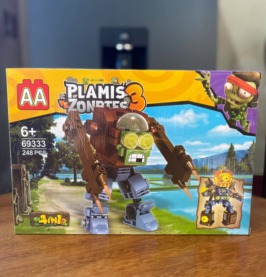 Đồ Chơi Mô Hình Lắp Ráp Plants Vs Zombies 2 Chủ Đề Giúp Trẻ Phát Triển Trí Tuệ, Quà Tặng