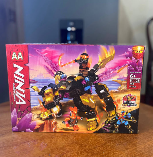 Đồ Chơi Mô Hình Lắp Ráp Ninja Chiến Binh 4 Chủ Đề Giúp Trẻ Phát Triển Trí Tuệ, Quà Tặng