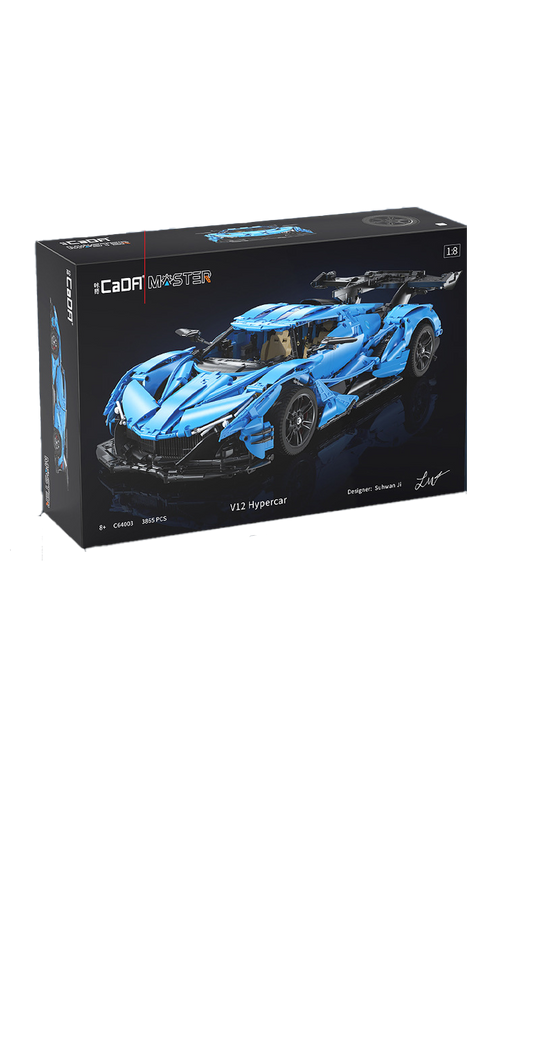 Mô hình TECHNIC siêu xe Technic CaDA Master Apollo IE V12 Hypercar C61053W Tỉ lệ 1:8 3865 PCS