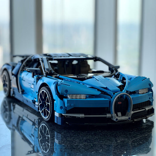 Mô hình TECHNIC siêu xe Technic Bugatti Chiron 42083 Tỉ lệ 1:8 4031 PCS