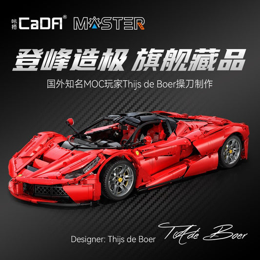 Mô Hình TECHNIC CaDA Master La Ferrari C61505W Viva Hypercar Ferrari tỉ lệ 1:8 4739 PCS