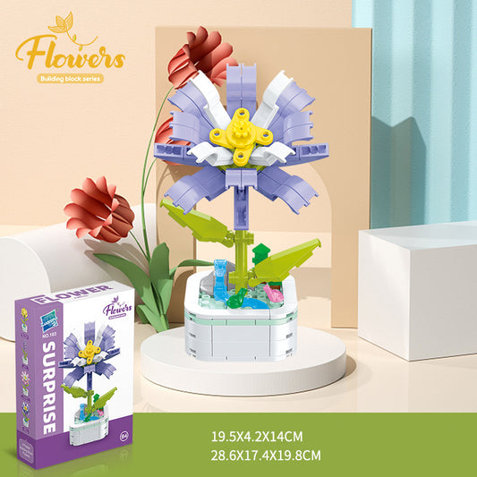 Bộ Đồ Chơi Mô Hình Lắp Ráp Chậu Hoa Trang Trí Nhà Ở / Lễ Kỷ Niệm xếp hình Dành Cho Trẻ Em, Mẹ và Bé No 103