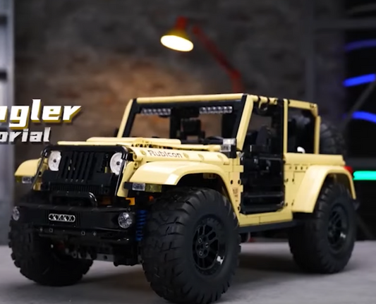 Mô Hình siêu xe Technic Mould King  Wrangler Rubicon RAMP Tỉ lệ 1:6