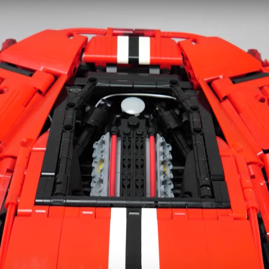 Mô Hình TECHNIC CADA Ferrari 488 Pista tỉ lệ 1:8 3187 PCS