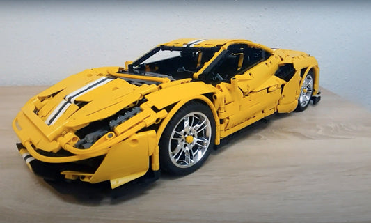 Mô Hình TECHNIC CADA Ferrari 488 Pista tỉ lệ 1:8 3842 PCS