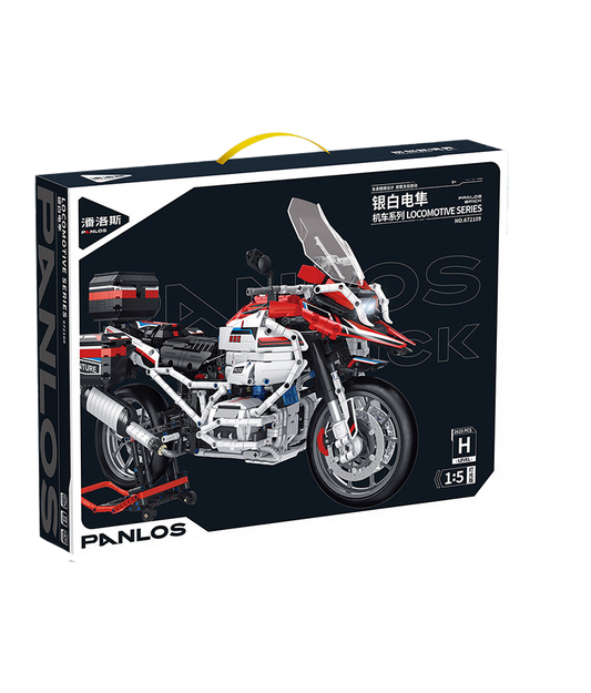 Đồ chơi Technic Mô Hình Lắp Ráp Siêu Xe Máy Panlos BMW R1250GS Tỉ Lệ 1:5 BỘ Lắp Ghép Xe 2627 Mảnh