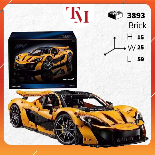 Mô hình TECHNIC siêu xe McLaren P1 42172 tỉ lệ 1:8 3893 PCS