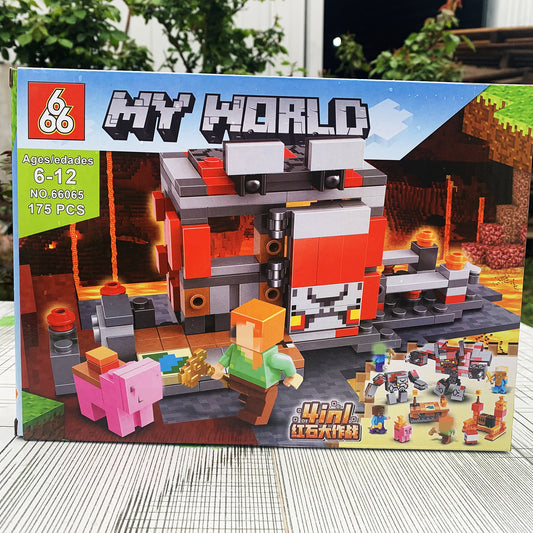 Bộ Đồ Chơi Mô Hình Lắp Ráp Minecraft Cho Bé Mẫu Mới 4 Trong 1 Sưu Tầm, Quà Tặng, Trưng Bày