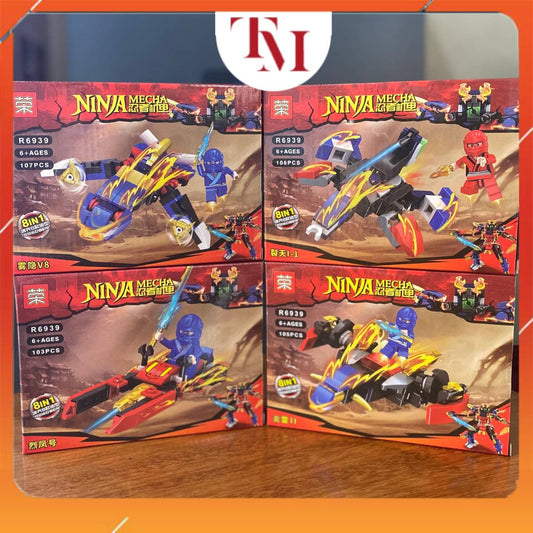 Đồ Chơi Mô Hình Lắp Ráp Ninja Chiến Binh 8 Chủ Đề Giúp Trẻ Phát Triển Trí Tuệ, Quà Tặng