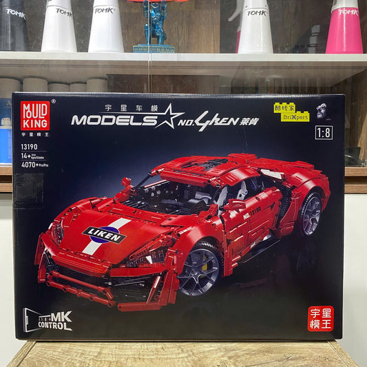 Mô Hình TECHNIC Mould King Lykan Supercar 13190 Tỉ Lệ 1:8 4070 PCS