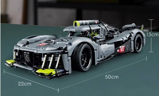 Mô Hình LEGO TECHNIC Siêu Xe PEUGEOT Le Mans Hybrid Hypercar Tỉ lệ 1:10 1775 PCS