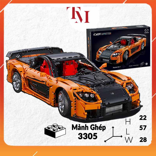 Mô Hình TECHNIC CaDA Master MAZDA RX-7 C61502  tỉ lệ 1:8 3305 PCS