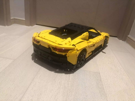 Đồ chơi Mô Hình siêu xe Technic Rasta Maserati MC20 Tỉ lệ 1:8 Lắp ghép lắp ráp xe  3500PSC